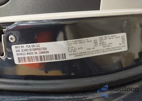 2021 Chrysler Pacifica Hybrid Limited from USA, damaged, VIN 2C4RC1S73MR557334